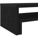  Stalak za monitor Crni hrast 54x22x15 cm Konstruirano drvo | shoptok.hr