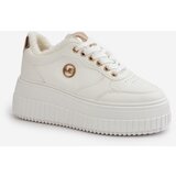 Boto Sneakers Women's Sports Shoes Insulated On Massive Sole White Ardiela | Shoptok.si