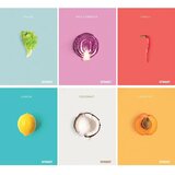  Zvezek Street Fresh fruit A4 črte z robom | Shoptok.si