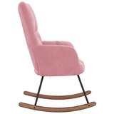  Gugalni stol roza žamet, (20702406) | Shoptok.si