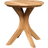 vidaXL vrtni stolić Ø40x41 cm čvrsto drvo tikovine | shoptok.hr