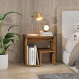  Nočna omarica dimljeni hrast 40x30x40 cm konstruiran les, (20730889) | Shoptok.si