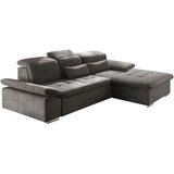 MID.YOU KOTNA SEDEŽNA GARNITURA, mikrovelur temno siva | Shoptok.si