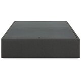 Kave Home Crni tapecirani bračni krevet s prostorom za odlaganje 160x200 cm Matters – Cijene