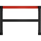  Okvir za radni stol metalni 80 x 57 x 79 cm crno-crveni | Eponuda.com