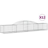 Lučne gabionske košare 12 kom 300x50x40/60 cm pocinčano željezo | Eponuda.com