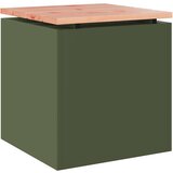  Vrtna klupa Maslinovo zelena 40 x 40 x 43 cm Čelik | shoptok.hr