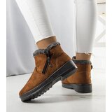Gemre Camel insulated snow boots with fur Wren | Shoptok.si