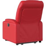  Električni naslanjač s funkcijo vstajanja rdeče umetn | Shoptok.si