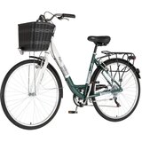 Visitor bicikl fashion bloom 28" alu 19" v-brake 6 brzina 155-178cm (s/m) zeleno beli 1282080 Cene