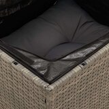 vidaXL 8-dijelni set vrtnih sofa od poliratana s jastucima sivi | shoptok.hr