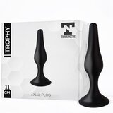 TARDENOCHE Trofejni vtič analni 11 cm črni silikon, (21077730) | Shoptok.si