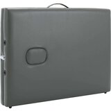 vidaXL Masažni stol s 3 zone i aluminijskim okvirom antracit 186x68 cm | shoptok.hr