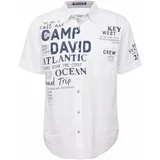 CAMP DAVID Košulja mornarsko plava / bijela
