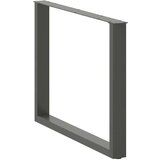  Noge stolića za kavu U-oblika 2kom antracit 100x(72-73)cm čelik | shoptok.hr