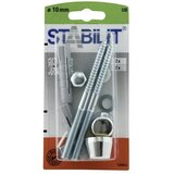 STABILIT Pritrditev za pisoar (Premer zidnega vložka: 10 mm, Dolžina: 120 mm, Primerno za: Vsi gradbeni materiali) | Shoptok.si