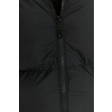 Trendyol Curve Black Hooded Inflatable Coat | shoptok.hr