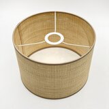 Luster na sajli AIDA 3xE27/15W/230V prečnik 25 cm hrast/rafija | Eponuda.com