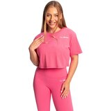 GymBeam Women‘s Limitless Cropped T-Shirt Dragonfruit | ePonuda.com
