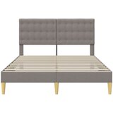  Krevetna konstrukcija Sivosmeđa 160 x 200 cm Tkanina | Eponuda.com