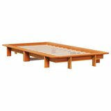 vidaXL Okvir kreveta bez madraca voštano smeđi 100x200 cm od borovine Cijene