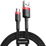 Baseus Cafule Micro USB kabel 1.5A 2m (rdeč+črn), (20627624) | Shoptok.si