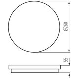 Kanlux 33344 - LED spoljno svetlo sa senzorom BENO LED/24W/230V 4000K IP54 | Eponuda.com
