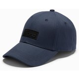 Ombre Men's baseball cap with rectangular patch - navy blue Cene