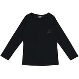 Leone 1947 Majice z dolgimi rokavi Girl T-Shirt Long Sleeves Allover Print Black Girl Črna Cene