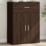 vidaXL Komoda rjavi hrast 60x30x84 cm inženirski les | Shoptok.si