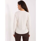 Passione moda Sweater-PM-SW-M1620.68-ecru Cene