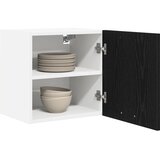 Viseći ormarić 2 pcs Crni hrast i bijela 40 x 31 x 40 cm | Eponuda.com