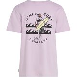 O'neill Majica pastelno rumena / sivka / losos / črna | Shoptok.si