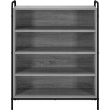  Ormar za cipele 76 x 36,5 x 93 cm Konstruirano drvo Siva Sonoma Slike