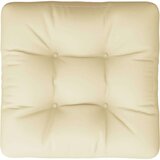  Jastuk za palete krem 50 x 50 x 12 cm od tkanine | shoptok.hr