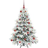  Umjetno božićno drvce s stalakom Bijelo 150 cm PE i PVC | shoptok.hr