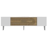 Hanah home tv polica Dekol3 white sapphire oak silver