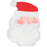Meri Meri papirnate serviete die cut jolly santa (20 kosov) | Shoptok.si