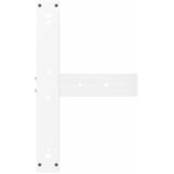  Noge za barski stol T-oblika 2 kom Bijele 60x35x(100-101) cm Čelik | shoptok.hr