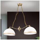 Orion HL 6-1810/2 - Luster na lancu OLD LAMP 2xE27/40W/230V bela/mesing Cene