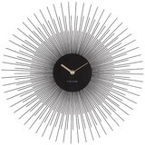 Karlsson crni zidni sat Peony, ø 45 cm Cijene