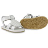 Donsje® dječje sandalice ushy scallop off white metallic leather | shoptok.hr