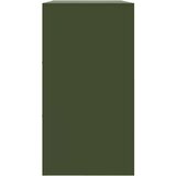 vidaXL Komoda olivno zelena 99x39x73 cm jeklo | Shoptok.si