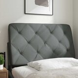  Jastuk za uzglavlje tamnosivi 80 cm od tkanine | shoptok.hr