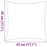  Vrtni jastuci s prugastim uzorkom 4 kom 45 x 45 cm sivi | shoptok.hr