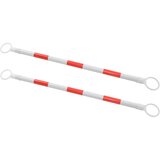 vidaXL Uvlačive prečke za prometne čunjeve 2 kom plastične 130-215 cm Cijene