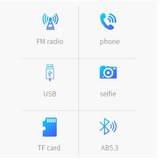  Bluetooth zvucnik WS-266 plavi Slike