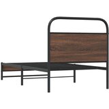 Okvir kreveta bez madraca smeđa boja hrasta 107x203 cm drveni | shoptok.hr