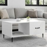  Kava Stol Bijela 90 x 50 x 40 cm Konstruirano drvo | shoptok.hr
