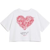 Desigual Majica 'Minime' rdeča / črna / bela Cene